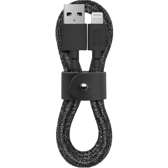 Native Union - BELT-L-CS-BLK-2-NP 4' Lightning-to-USB Type-A Cable - Cosmos - Picture 1 of 4